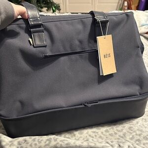 BEIS Navy Weekender Bag